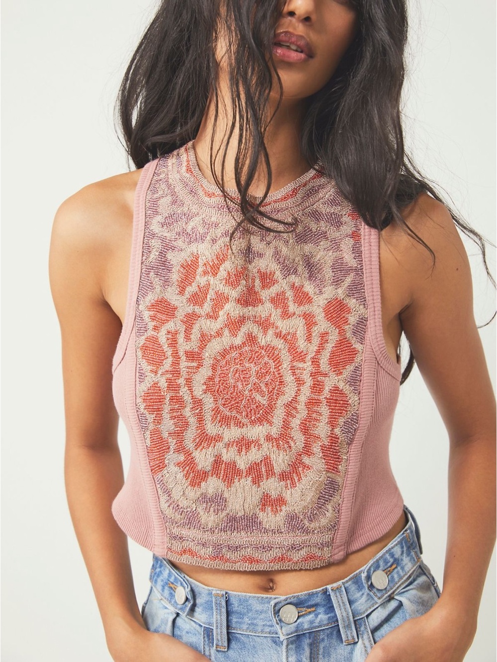 Free People Rose Tank